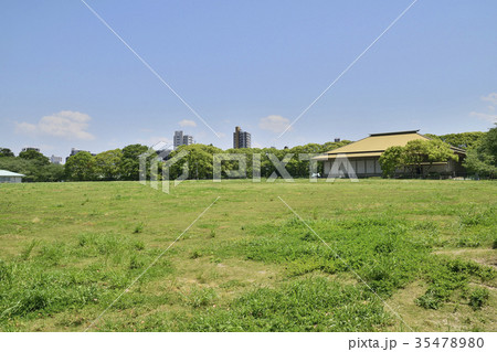 鴻臚館跡　舞鶴公園　平和台球場跡 35478980