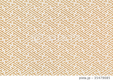 小紋柄の和紙（紗綾型） 35479085