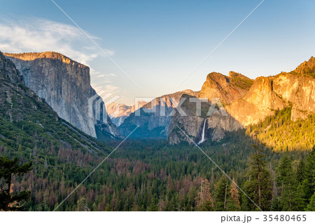 Yosemite National Park Valley summer landscape Yosemite National Park Valley summer landscape 35480465