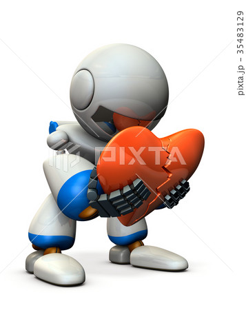 傷心した哀れなロボット 35483129