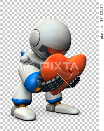 傷心した哀れなロボット 35483129