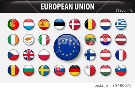 Flags of European Union and members 35486070