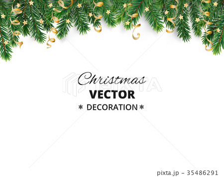 Winter holiday background. Border with Christmas 35486291