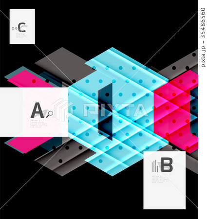 Color triangles background design 35486560