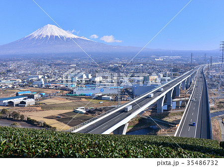 新東名と富士山-6908 35486732
