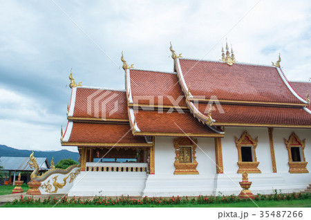Wat Suan Dok Temple in pua,nan,Thailand 35487266