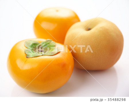 梨、柿（早生富有柿、南水梨） 35488298