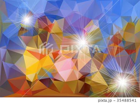 Abstract polygonal background 35488541