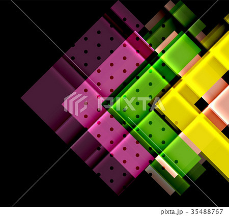 Color arrows on black background 35488767
