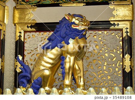 日光東照宮　陽明門の唐獅子 35489108