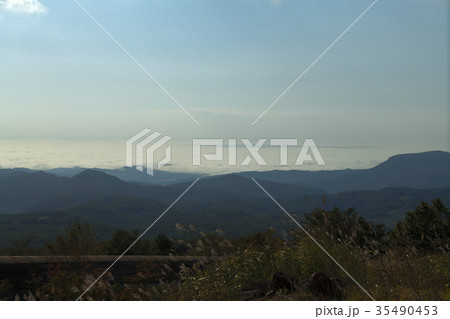 いわかがみ平から雲海・栗原市方面（宮城県） 35490453