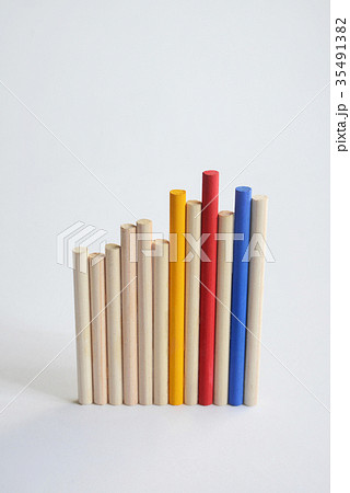 棒グラフ立体　TOP3 35491382