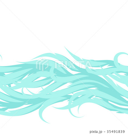 Abstract waves seamless pattern. Decorative swirly Abstract waves seamless pattern. Decorative swirly 35491839