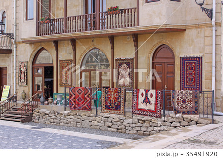Souvenir and antique shops in Old city, Baku Souvenir and antique shops in Old city, Baku 35491920