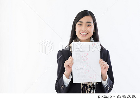 女子高生　受験生　 35492086