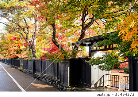 秋の角館　武家屋敷通り 35494272