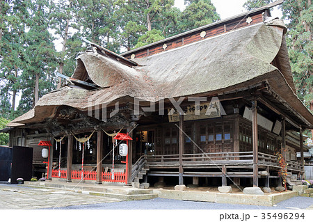 熊野大社（南陽市）拝殿 35496294