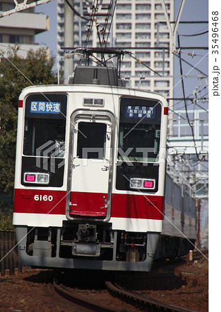 Ts 東武スカイツリーライン6050系 浅草発着 定期快速電車 の写真素材