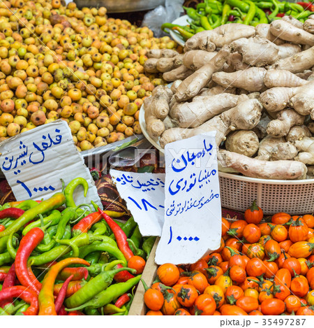 Fruit bazaar in Teheran, Iran. 35497287