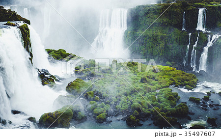 Iguassu Falls, the largest series of waterfalls Iguassu Falls, the largest series of waterfalls 35497607
