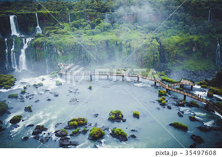 Iguassu Falls, the largest series of waterfalls Iguassu Falls, the largest series of waterfalls 35497608
