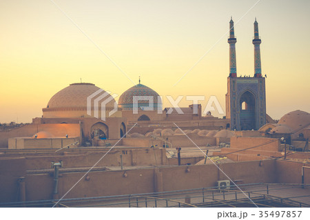 View over the Old City of Yazd, Iran View over the Old City of Yazd, Iran 35497857