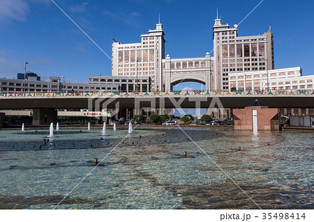 Modern buildings - center of capital of Kazakhstan 35498414