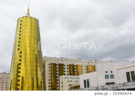 Modern buildings - center of capital of Kazakhstan 35498424
