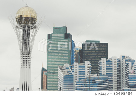 Bayterek tower is the main symbol of Kazakhstan Bayterek tower is the main symbol of Kazakhstan 35498484