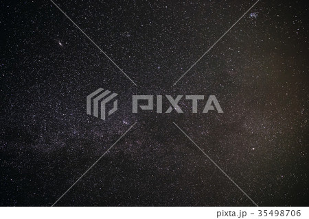 Background of starry night sky with the Milky Way 35498706