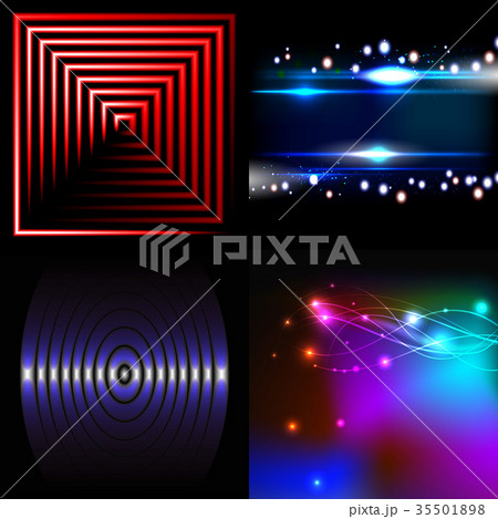 Set  of colorful  abstract background with blurred 35501898
