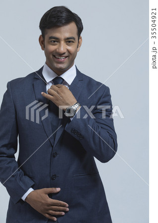 Portrait of businessman in suit Portrait of businessman in suit 35504921