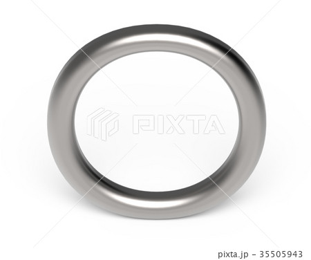 3D render metallic alphabet O 3D render metallic alphabet O 35505943