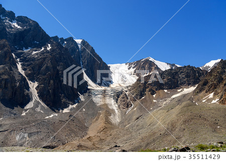 View on Glacier Big Aktru. Altai Republic. Russia 35511429