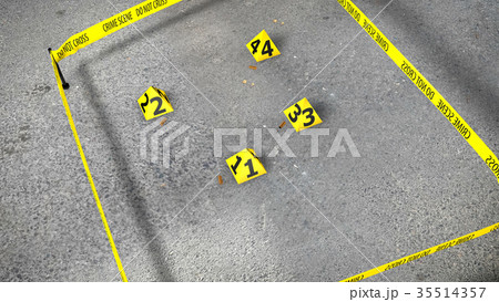 Crime Scene With Four Shells Crime Scene With Four Shells 35514357