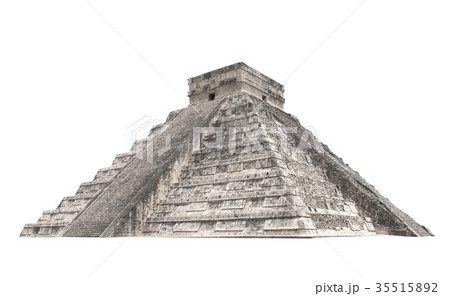 Ancient Mayan pyramid (Kukulcan Temple) Ancient Mayan pyramid (Kukulcan Temple) 35515892