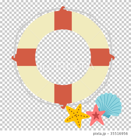 夏イメージ　うきわ 35516956