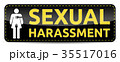 Sexual Harassment - Banner with woman pictogram 35517016