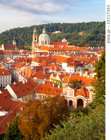 Lesser Town cityscape with St Nicholas Church Lesser Town cityscape with St Nicholas Church 35517563