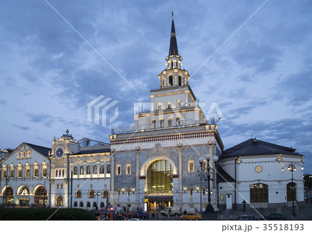 Kazansky railway terminal in Moscow, Russia. 35518193