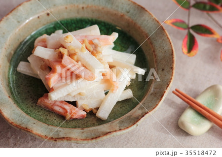 柿と大根のサラダ 柿と大根のサラダ 35518472