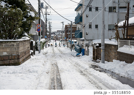 雪かき 関東 大雪の記録 35518850