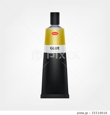 Super or moment glue tube realistic vector 35519016