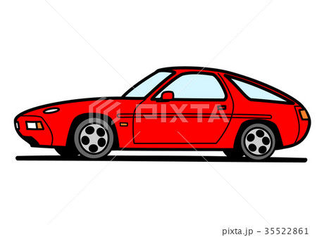 ジャーマンGT 赤 自動車イラスト ジャーマンGT 赤 自動車イラスト 35522861