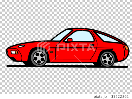 ジャーマンGT 赤 自動車イラスト ジャーマンGT 赤 自動車イラスト 35522861