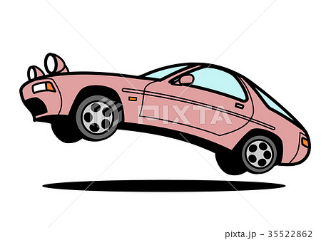 ジャーマンGT ジャンプ 自動車イラスト ジャーマンGT ジャンプ 自動車イラスト 35522862