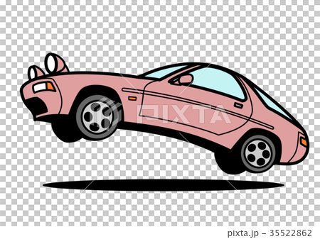ジャーマンGT ジャンプ 自動車イラスト ジャーマンGT ジャンプ 自動車イラスト 35522862