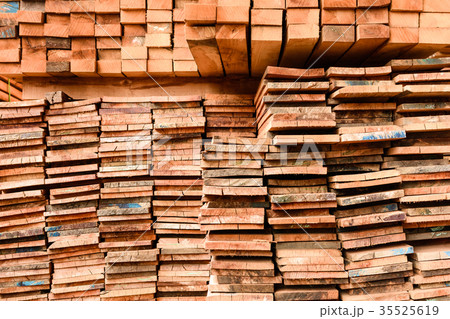 Wood factory stock and lumber board Wood factory stock and lumber board 35525619
