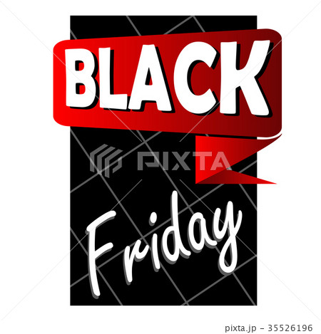Isolated black friday label Isolated black friday label 35526196