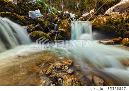 Cascade of Sibli-Wasserfall. Rottach-Egern 35526847